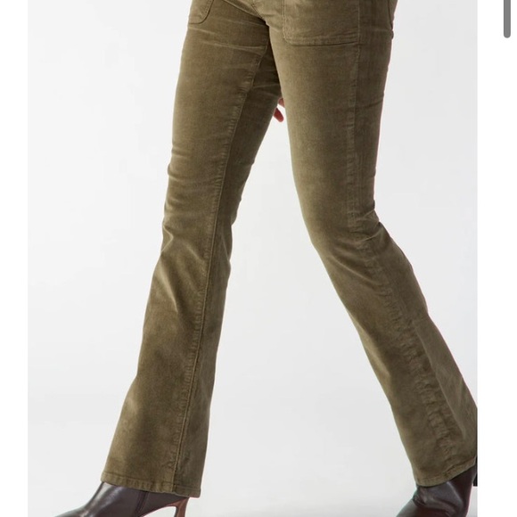 Sanctuary Olive Green Bootcut Corduroy Pants - Picture 6 of 11